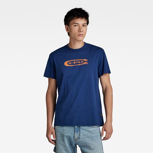 Снимка на G-STAR RAW MEN'S DISTRESSED OLD SCHOOL LOGO T-SHIRT