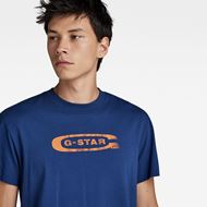 Снимка на G-STAR RAW MEN'S DISTRESSED OLD SCHOOL LOGO T-SHIRT