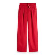 Снимка на SCOTCH&SODA WOMEN'S DAISY - HIGH RISE STRAIGHT LEG PAPERBAG TROUSERS