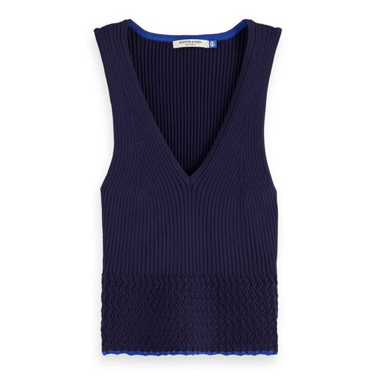 Снимка на SCOTCH&SODA WOMEN'S POINTELLE KNITTED TANK