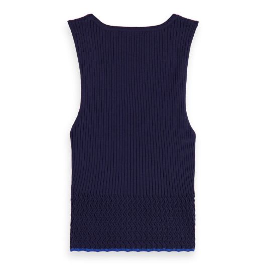 Снимка на SCOTCH&SODA WOMEN'S POINTELLE KNITTED TANK