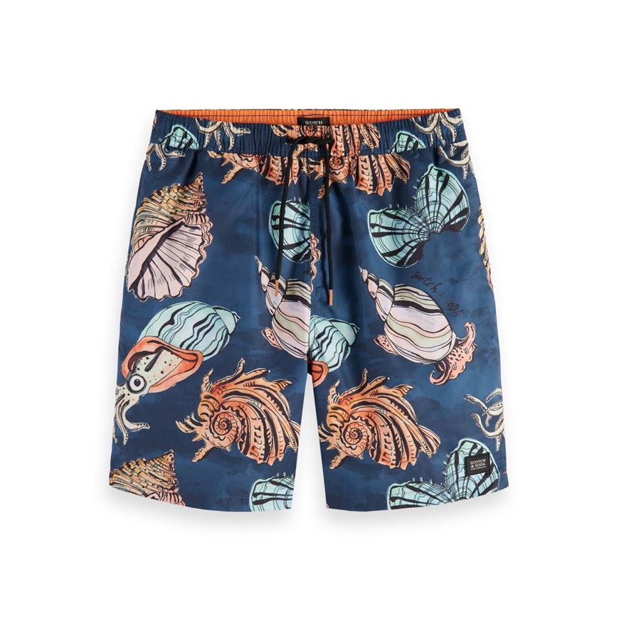 Снимка на SCOTCH&SODA MEN'S LONG LENGTH SWIM SHORT WITH ALL OVER PRINT