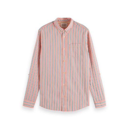 Снимка на SCOTCH&SODA MEN'S DOBBY STRIPE ROLL UP SLEEVES