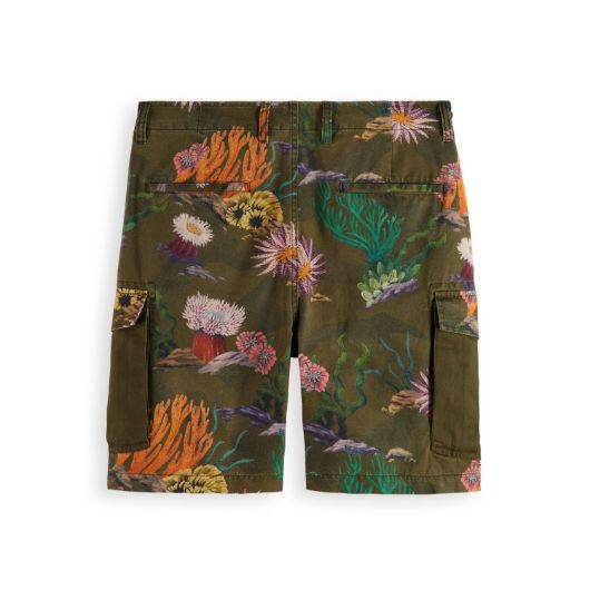 Снимка на SCOTCH&SODA MEN'S RELAXED PRINTED TWILL CARGO SHORTS