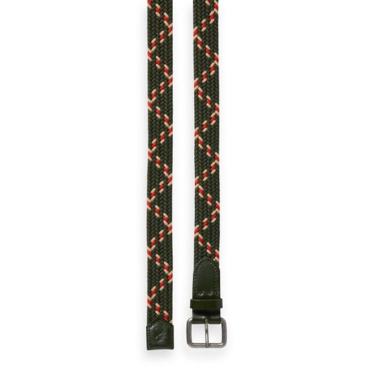 Снимка на SCOTCH&SODA MEN'S LEATHER TRIMMED BRAIDED CORD BELT