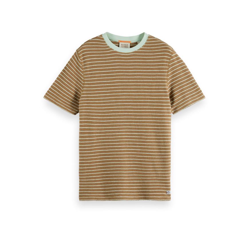 Снимка на SCOTCH&SODA MEN'S STRUCTURED STRIPED T-SHIRT