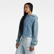 Снимка на G-STAR RAW WOMEN'S INDIGO LOOSE HOODED SWEATER