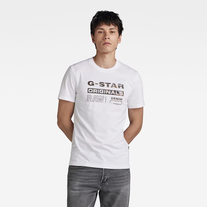 Снимка на G-STAR RAW MEN'S DISTRESSED ORIGINALS SLIM T-SHIRT