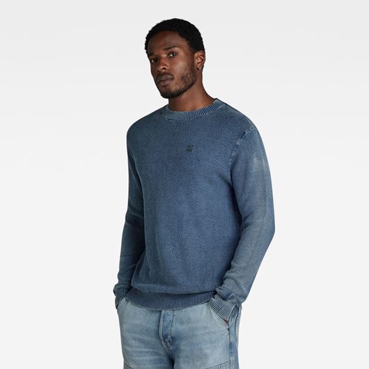 Снимка на G-STAR RAW MEN'S INDIGO MOSS R KNIT