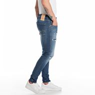 Снимка на REPLAY MEN'S SLIM FIT BRONNY HYPERFLEX ORIGINAL RE-USED DENIM JEANS