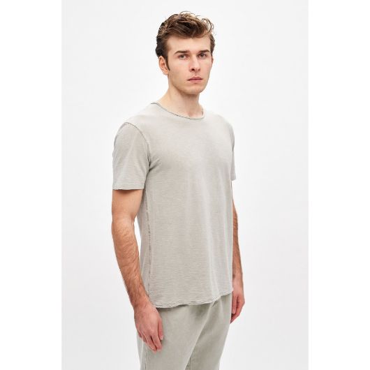 Снимка на DIRTY LAUNDRY MEN'S  OPEN STICHES ASYMMETRIC T-SHIRT