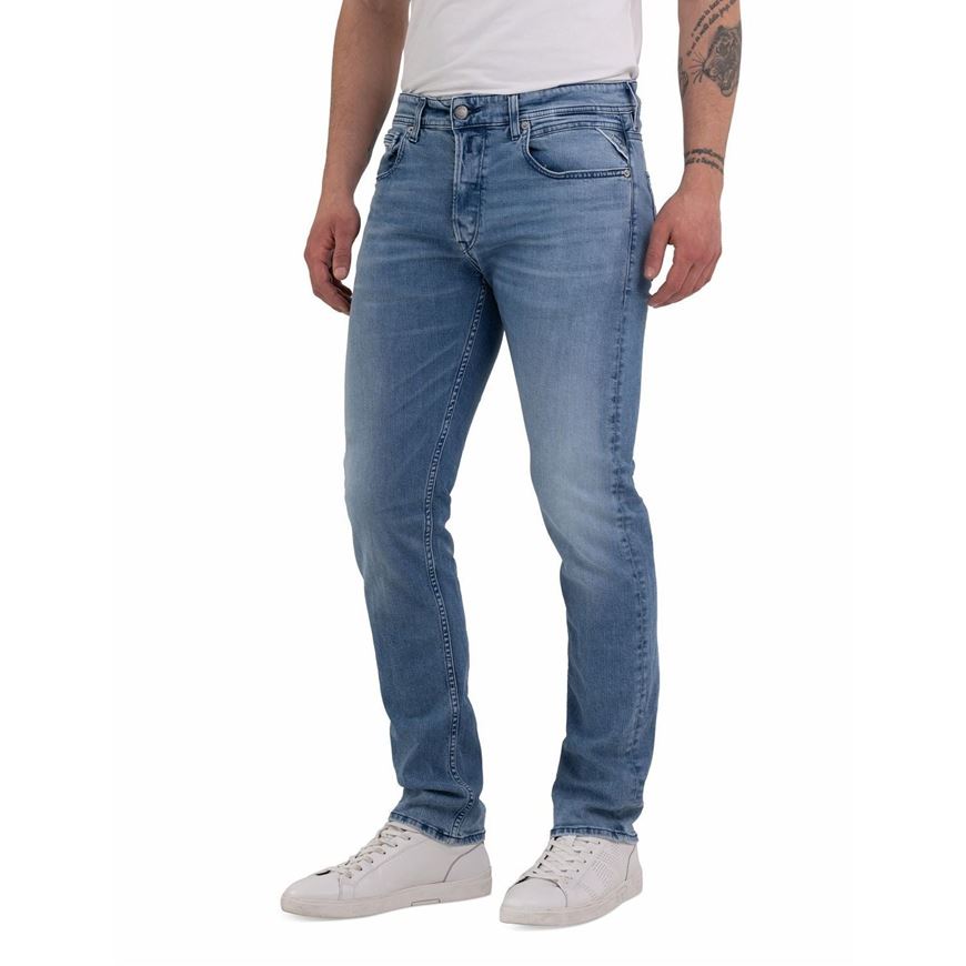 Снимка на REPLAY MEN'S STRAIGHT FIT GROVER 573 CLOUDS JEANS