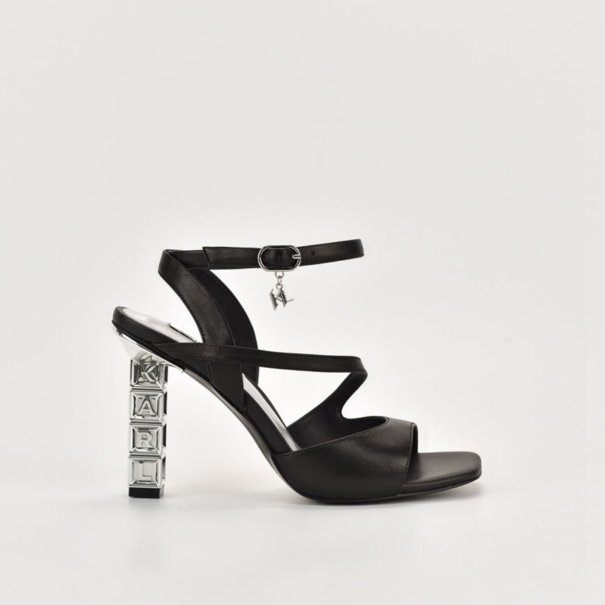 Снимка на KARL LAGERFELD WOMEN'S KOLUMN WRAP STRAP SANDAL PUMPS