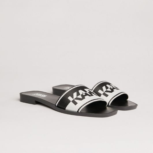 Снимка на KARL LAGERFELD WOMEN'S SKOOT SOLAIRE SPECULOGO SLIDE