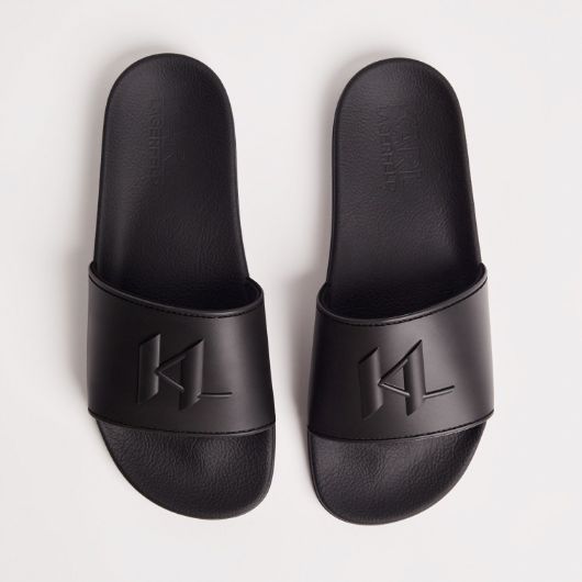 Снимка на KARL LAGERFELD MEN'S KONDO MONOGRAM RELIEF SLIDE