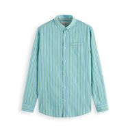 Снимка на SCOTCH&SODA MEN'S DOBBY STRIPE ROLL UP SLEEVES