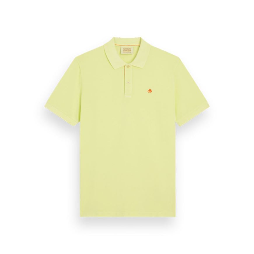 Снимка на SCOTCH&SODA MEN'S GARMENT DYED ORGANIC COTTON PIQUE POLO