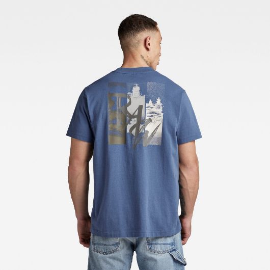 Снимка на G-STAR RAW MEN'S FLIGHT DECK BACK GR LOOSE T-SHIRT