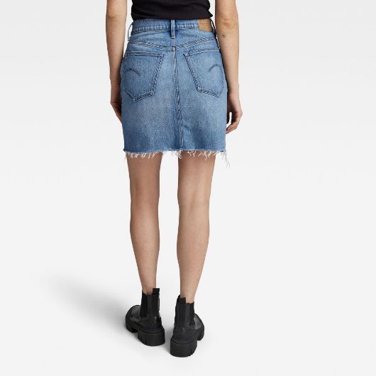 Снимка на G-STAR RAW WOMEN'S VIKTORIA SHORT SKIRT RAW EDGE