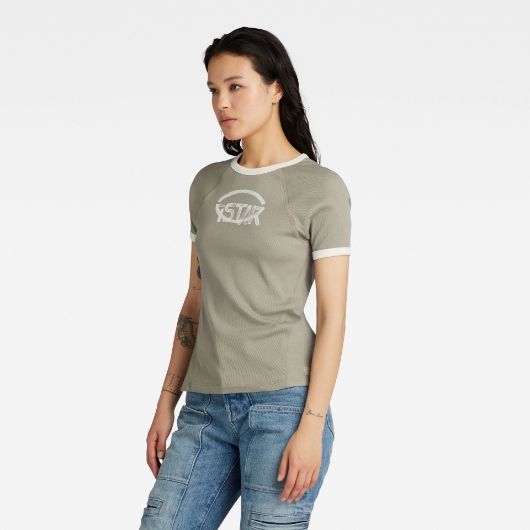 Снимка на G-STAR RAW WOMEN'S ARMY RINGER SLIM TOP