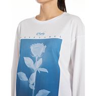 Снимка на REPLAY WOMEN'S ROSE LABEL LONG-SLEEVED JERSEY T-SHIRT