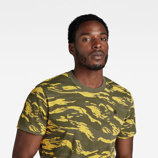 Снимка на G-STAR RAW MEN'S TIGER CAMO T-SHIRT