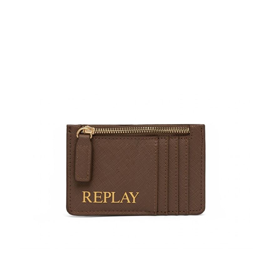 Снимка на REPLAY WOMEN'S PRINTED CARDHOLDER WITH ZIPPER AND LOGO