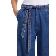 Снимка на SCOTCH&SODA WOMEN'S SUMMERY PANT WITH BELT / WASHED INDIGO