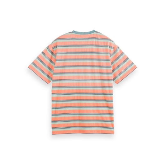 Снимка на SCOTCH&SODA MEN'S YARN DYE STRIPE POCKET T-SHIRT