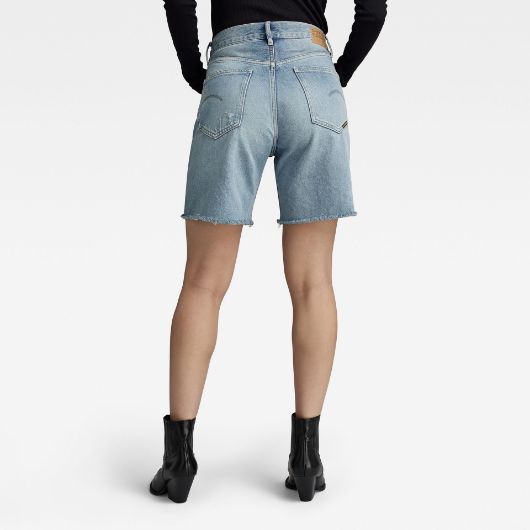 Снимка на G-STAR RAW WOMEN'S HIGH BERMUDA SHORT RAW EDGE