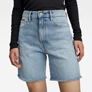 Снимка на G-STAR RAW WOMEN'S HIGH BERMUDA SHORT RAW EDGE