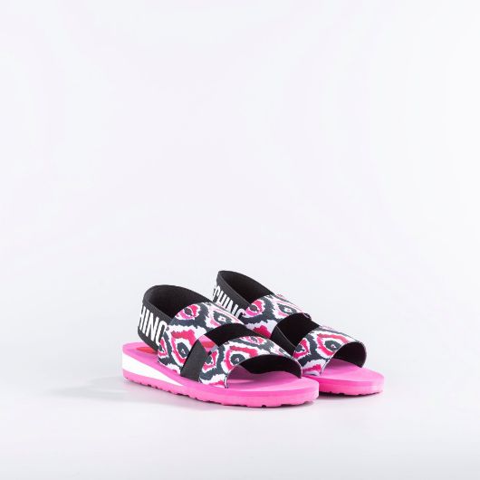 Снимка на LOVE MOSCHINO WOMEN'S TIE DYE ELASTIC SANDALS