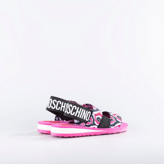 Снимка на LOVE MOSCHINO WOMEN'S TIE DYE ELASTIC SANDALS