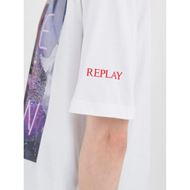 Снимка на REPLAY WOMEN'S BOXY FIT T-SHIRT IN JERSEY WITH PRINT