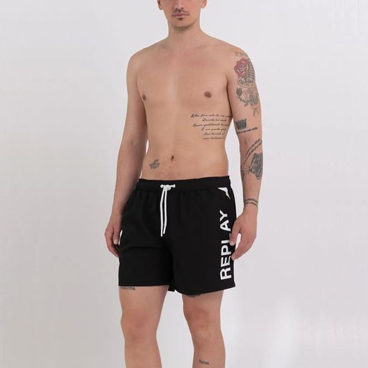 Снимка на REPLAY MEN'S SECOND LIFE SWIMMING TRUNKS IN RECYCLED POLY