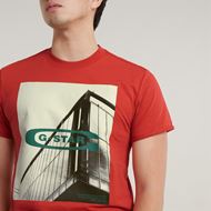 Снимка на G-STAR RAW MEN'S HQ OLDSKOOL LOGO LASH T-SHIRT