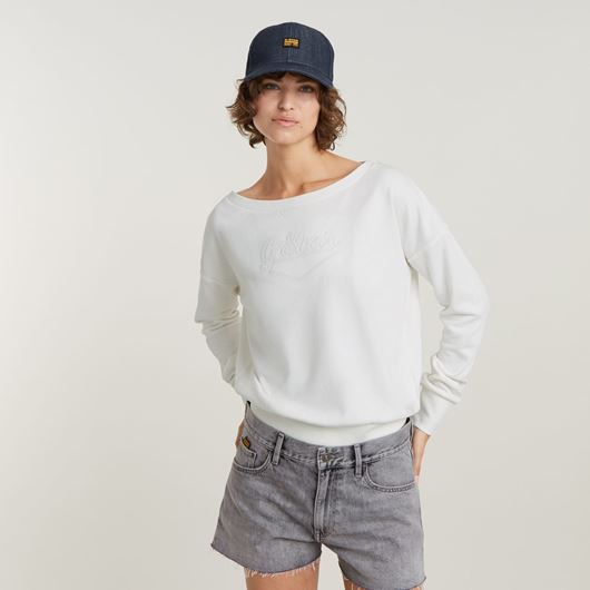 Снимка на G-STAR RAW WOMEN'S BOAT NECK LOOSE SWEATER