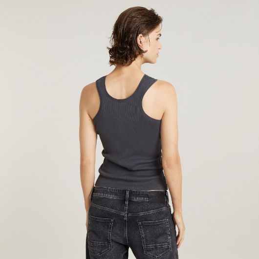 Снимка на G-STAR RAW WOMEN'S RACERBACK RIBBED SLIM TANK TOP 