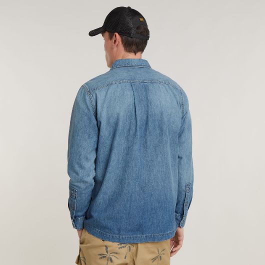 Снимка на G-STAR RAW MEN'S 1-POCKET REGULAR DENIM SHIRT