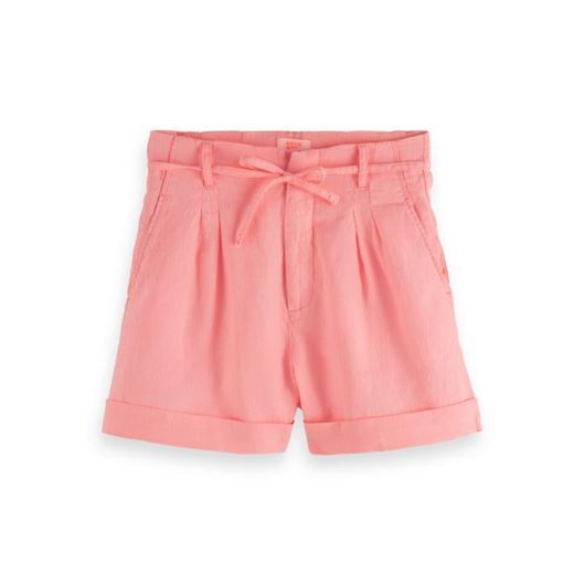 Снимка на SCOTCH&SODA WOMEN'S HIGH-RISE LINEN SHORT