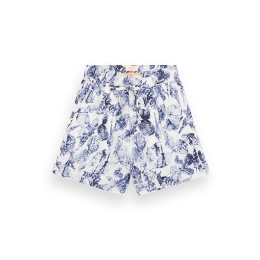 Снимка на SCOTCH&SODA WOMEN'S HIGH-RISE LINEN SHORT