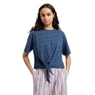 Снимка на SCOTCH&SODA WOMEN'S BOXY FIT TIE FRONT MARL T-SHIRT