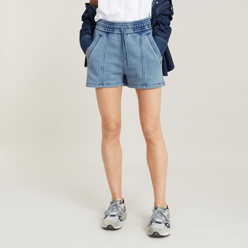 Снимка на G-STAR RAW WOMEN'S OVERDYED RAW EDGE SWEAT SHORTS 