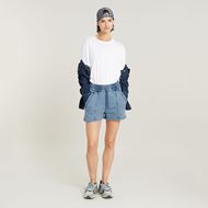 Снимка на G-STAR RAW WOMEN'S OVERDYED RAW EDGE SWEAT SHORTS 