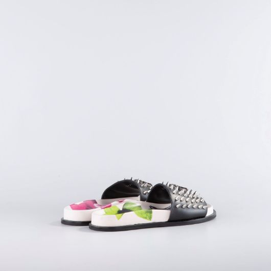 Снимка на JOHN RICHMOND WOMEN'S SLIDE WITH METAL LOGO AND STUDS