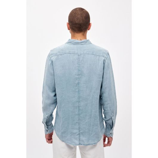 Снимка на DIRTY LAUNDRY MEN'S CLASSIC LINEN SHIRT