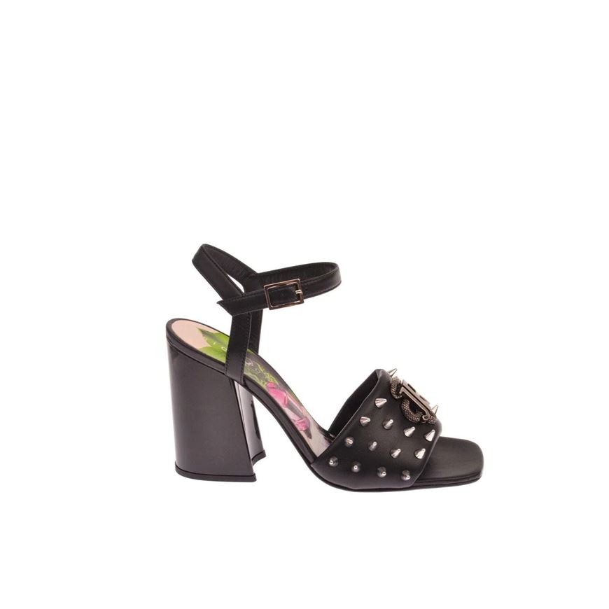 Снимка на JOHN RICHMOND WOMEN'S SANDAL WITH METAL LOGO AND STUDS