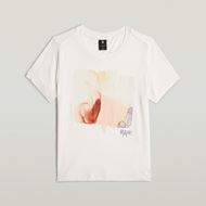 Снимка на G-STAR RAW WOMEN'S ABSTRACT WATER COLOR PRINT TOP 