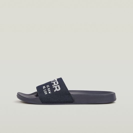 Снимка на G-STAR МЪЖКИ ОБУВКИ CART V DENIM SLIDES В ТЪМНОСИНЬО