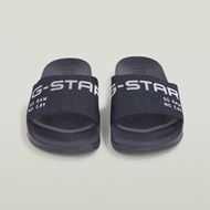 Снимка на G-STAR МЪЖКИ ОБУВКИ CART V DENIM SLIDES В ТЪМНОСИНЬО 4